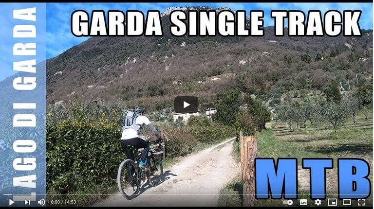 garda single track in mountain bike sul lago di Garda