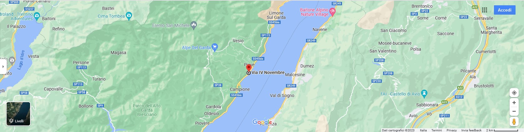 mappa interattiva