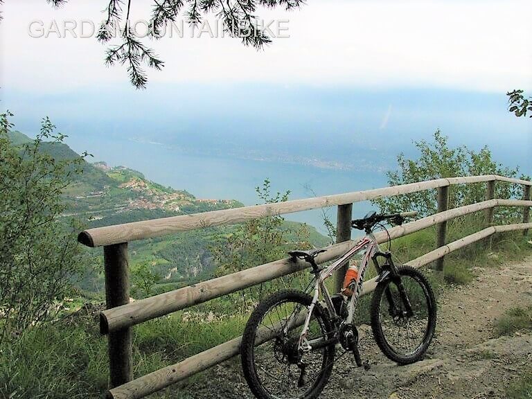 gardola rifugio Piemp - lago di garda MTB 